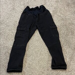 Isabel Maternity Black Straight Leg Pants